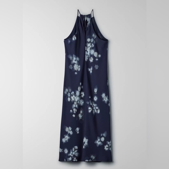 Halter Midi Printed Slip Dress | Babaton, Aritzia - Picture 2 of 9